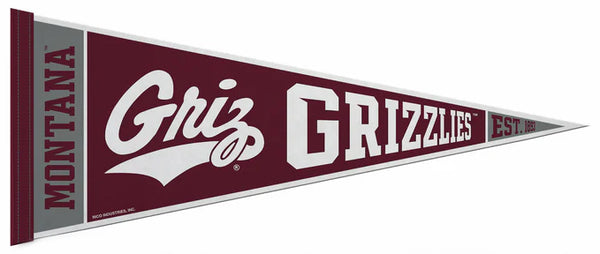 University of MONTANA GRIZZLIES Official NCAA Team Felt Pennant - Rico Inc.