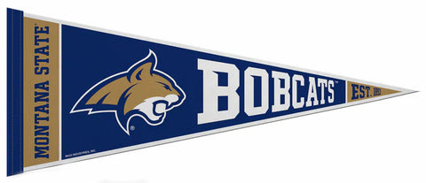 MONTANA STATE BOBCATS Official NCAA Team Felt Pennant - Rico Inc.
