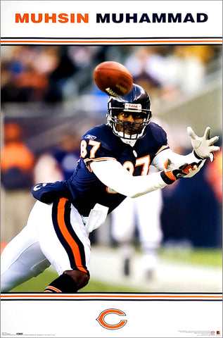 Muhsin Muhammad "Eyes on the Prize" Chicago Bears NFL Action Poster - Costacos 2006