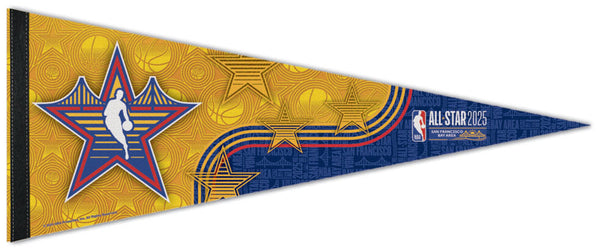 NBA All-Star Game 2025 (San Francisco) Premium Felt Collector's Pennant - Wincraft Inc.