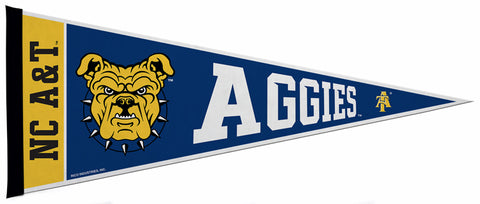 North Carolina NC A&T AGGIES Official NCAA Team Felt Pennant - Rico Inc.
