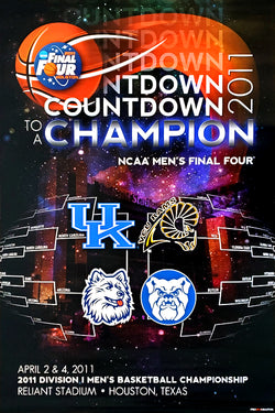 NCAA Men's Basketball Final Four 2011 Official Poster (4 Logos) - ProGraphs