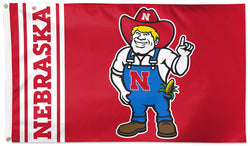 University of Nebraska Cornhuskers Retro-Herbie 1970s-Style NCAA Deluxe 3'x5' Flag - Wincraft