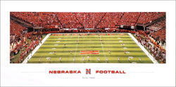 Nebraska Huskers Football "Since 1890" Memorial Stadium Gameday Kickoff Premium Poster Print - Rick Anderson