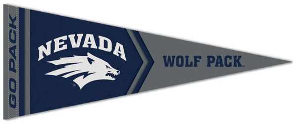 University of NEVADA WOLF PACK NCAA Team Premium Felt Collector's Pennant - Wincraft