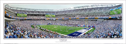 New York Giants "13 Yard Line" (9/12/2010) MetLife Stadium Panoramic Poster - Everlasting