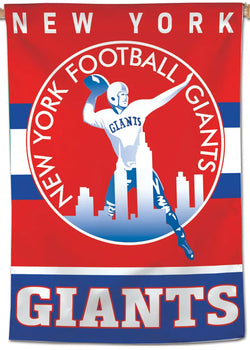 New York Giants Retro-Style Official NFL Football Team 28x40 Wall BANNER - Wincraft Inc.