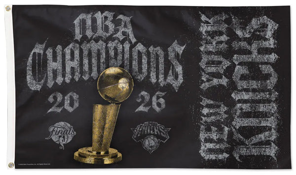 *SHIPS 6/27* New York Knicks 2026 NBA Champions Official Commemorative DELUXE 3'x5' FLAG - Wincraft