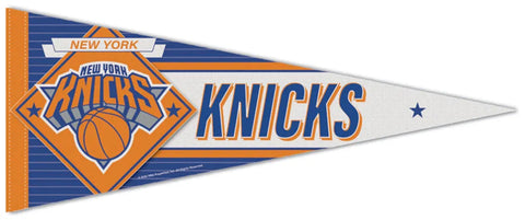 New York Knicks Official NBA Basketball Team Logo Premium Felt Pennant - Wincraft