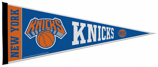 New York Knicks Rally-Style Official NBA Basketball Team Felt Pennant - Rico Inc.