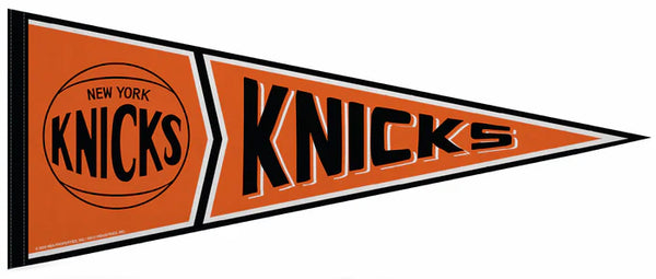 New York Knicks 1968-76-Style Official NBA Retro Collection Felt Pennant - Rico Inc.