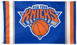 New York Knicks Vertical-Stripes-Design Official NBA Basketball Deluxe-Edition 3'x5' Flag - Wincraft Inc.