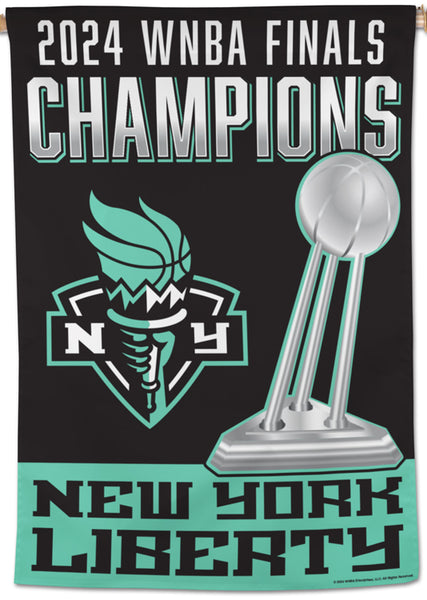 *SHIPS 11/11* New York Liberty 2024 WNBA Champions Official Premium 28x40 Wall Banner - Wincraft Inc.