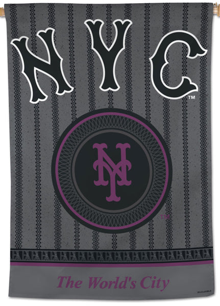 New York Mets MLB City Connect Edition Official 28x40 Wall Banner