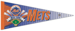New York Mets Retro-1980s-Style MLB Cooperstown Collection Premium Felt Team Pennant - Wincraft