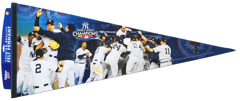 New York Yankees 2009 World Series Champions Premium Felt XL 17x40 Pennant - Wincraft