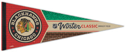 Chicago Blackhawks NHL Winter Classic Wrigley Field 2024 Premium Felt Pennant - Wincraft