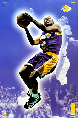 Nick Van Exel "Quick" L.A. Lakers NBA Action Poster - Costacos 1995