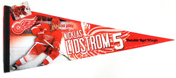 Nicklas Lidstrom "Action 5" Detroit Red Wings Premium Felt Pennant L.E. /2,009