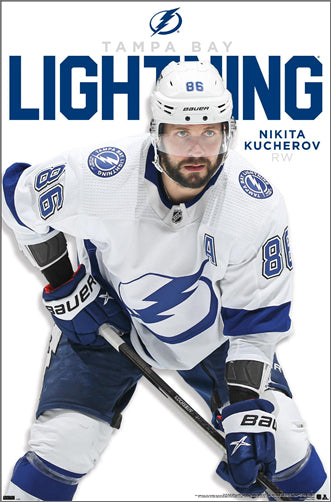 Nikita Kucherov "Intensity" Tampa Bay Lightning NHL Hockey Action Poster - Costacos Sports