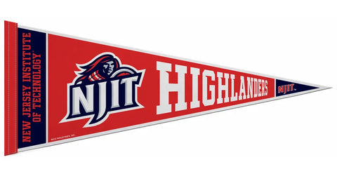 New Jersey Institute of Technology NJIT HIGHLANDERS Official NCAA Team Felt Pennant - Rico Inc.