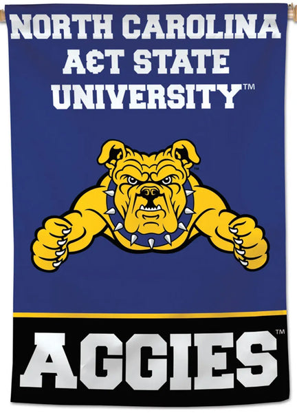 North Carolina A&T Aggies Official NCAA Team Logo Premium 28x40 Wall Banner - Wincraft Inc.