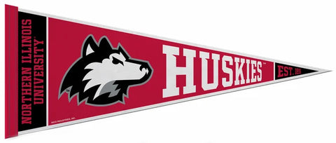 Northern Illinois University NIU HUSKIES Official NCAA Team Premium Felt Pennant - Rico Inc.
