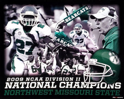 Northwest Missouri State Bearcats Football 2009 NCAA Division II National Champions Poster Print- ProGraphs