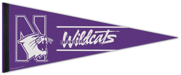 Northwestern University Wildcats Official NCAA Team Logo Premium Felt Pennant - Wincraft Inc.