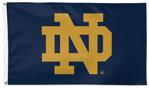 Notre Dame University "Golden ND" Official NCAA Deluxe 3'x5' Team Flag - Wincraft