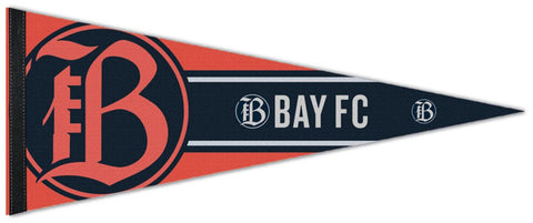 *SHIPS 10/6* Bay FC Official NWSL Women's Soccer Team Premium Felt Pennant - Wincraft Inc.