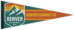*SHIPS 1/26* Denver Summit FC Official NWSL Women's Soccer Team Premium Felt Pennant - Wincraft Inc.