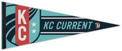 Kansas City CURRENT Official NWSL Women's Soccer Team Premium Felt Pennant - Wincraft Inc.
