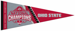 *SHIPS 2/6* Ohio State Buckeyes 2024 NCAA Football National Champions Felt Collector's Pennant - Rico Inc.