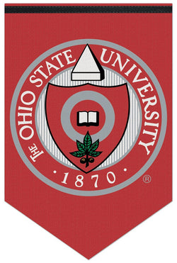 The Ohio State University School Coat of Arms Official Premium Felt Wall Banner - Wincraft