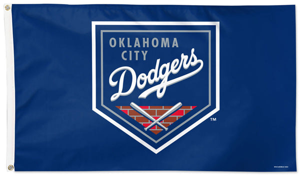 Oklahoma City Dodgers Minor League Baseball Official Deluxe-Edition 3'x5' Flag - Wincraft