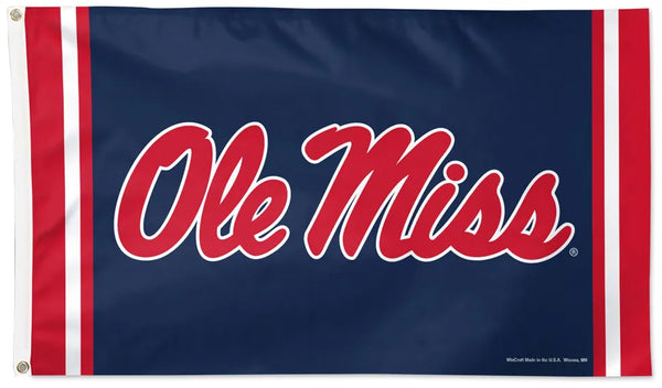 University of Mississippi OLE' MISS SCRIPT Official NCAA Deluxe-Edition 3'x5' Flag - Wincraft