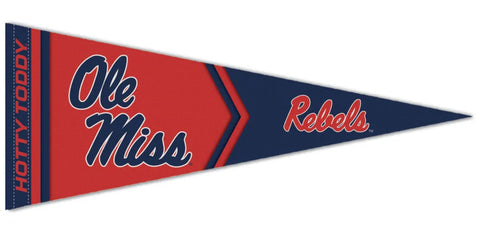 Ole Miss Rebels "Hotty Toddy" Official NCAA Premium Felt Collector's Pennant - Wincraft Inc.