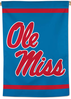 University of Mississippi Rebels Ole Miss Script Style NCAA Premium 28x40 Wall Banner - Wincraft Inc.