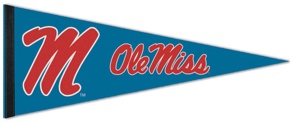 University of Mississippi Rebels "Ole Miss Script" Official NCAA Premium Felt Collector's Pennant - Wincraft Inc.