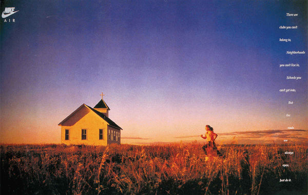 NIKE VINTEGE POSTER MOONRUNNER サイン入り　希少。 NIKE VINTEGE POSTER MOONRUNNER サイン入り 希少。 NIKE VINTEGE