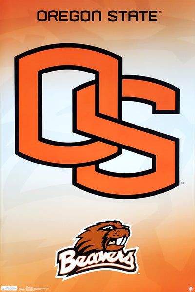 Oregon State Beavers Official Sports Logo Poster - Costacos Sports