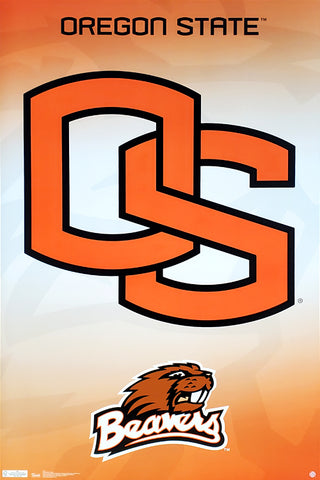 Oregon State Beavers Official Sports Logo Poster - Costacos Sports