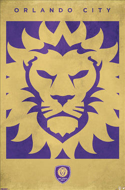 Orlando City SC Official MLS Soccer Team Logo Poster - Costacos Sports