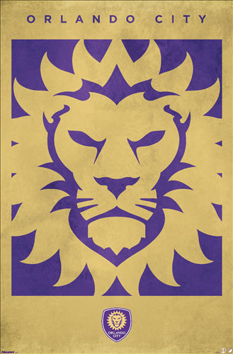 Orlando City SC Official MLS Soccer Team Logo Poster - Costacos Sports