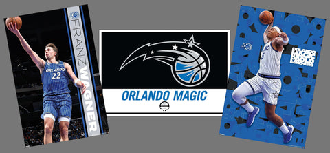 COMBO: Orlando Magic NBA Basketball 3-Poster Combo Set (Paolo Banchero, Franz Wagner, Logo Posters)