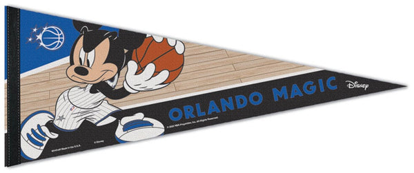 Orlando Magic "Mickey Mouse Point Guard" Official Disney NBA Premium Felt Collector's Pennant - Wincraft