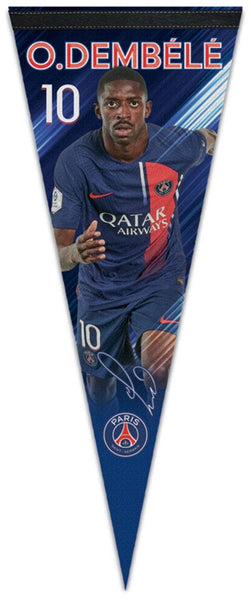 Ousmane Dembélé Paris Saint-Germain FC Signature Series Premium Felt Pennant - Wincraft Inc.