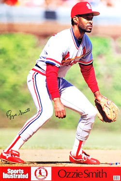 Ozzie Smith "Superstar" St. Louis Cardinals Vintage Original Poster - Sports Illustrated by Marketcom 1989
