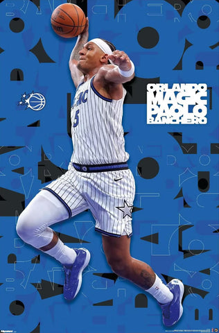 Paolo Banchero "Dynamo" Orlando Magic NBA Basketball Action Poster - Costacos 2026